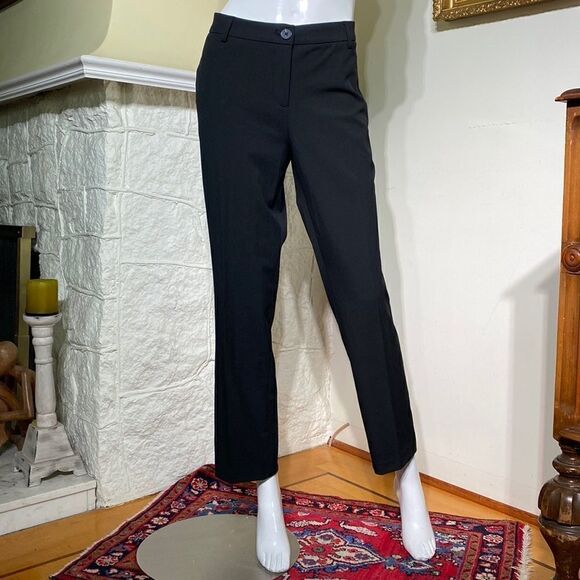 Hilary Radley Black Ankle Crop Slim Trousers - Picture 1 of 8